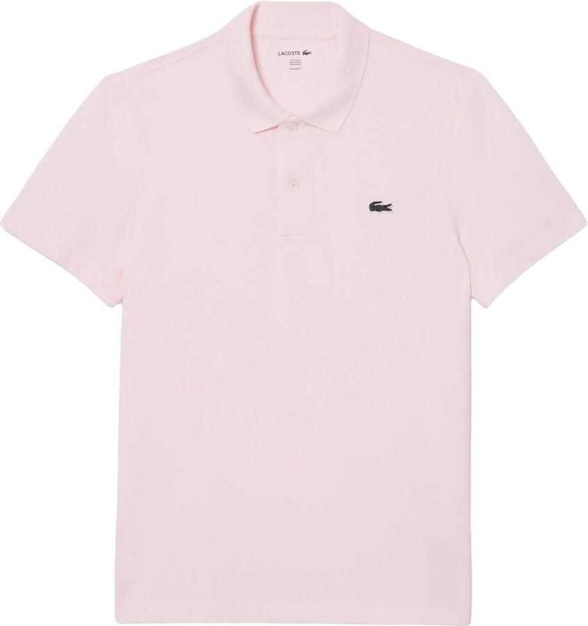 Lacoste Polo Shirt Korte Mouw Poloshirt van katoenmix met normale pasvorm