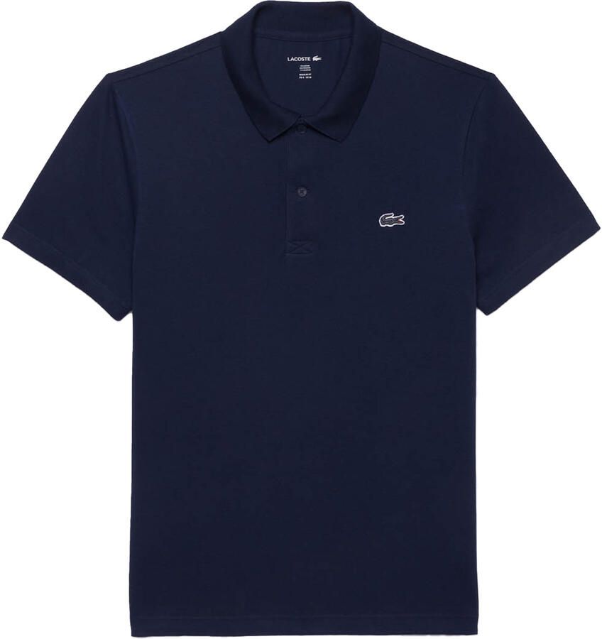 Lacoste Polo Shirt Korte Mouw Poloshirt van katoenmix met normale pasvorm