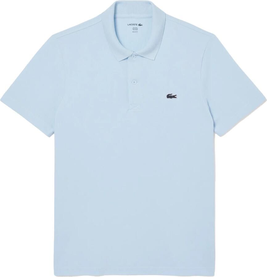 Lacoste Polo Shirt Korte Mouw Poloshirt van katoenmix met normale pasvorm