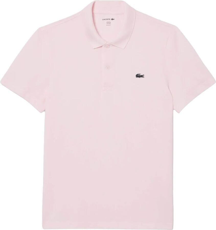 Lacoste Polo Shirt Korte Mouw Poloshirt van katoenmix met normale pasvorm