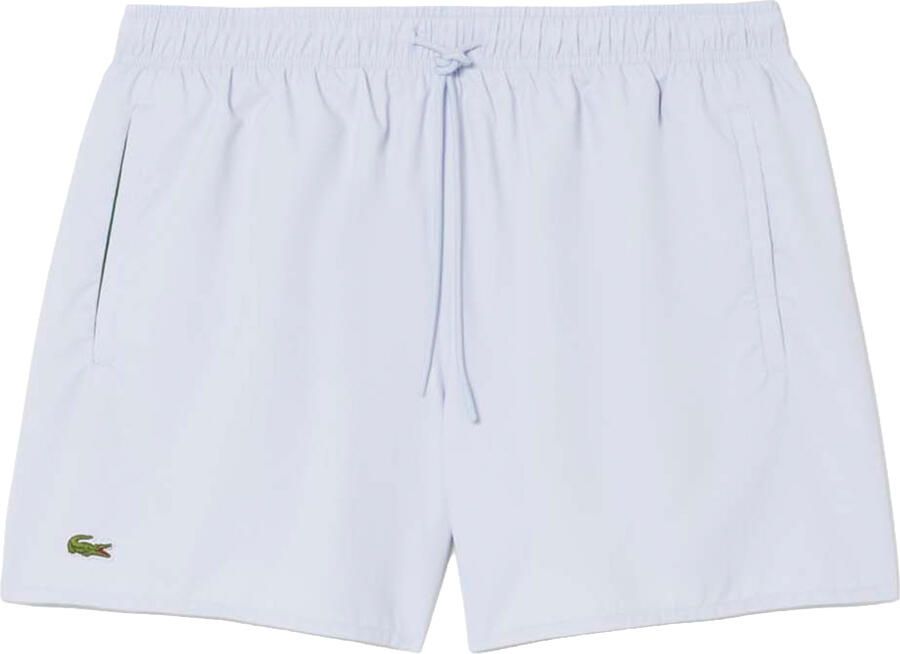 LACOSTE Heren Zwembroeken 1mh1 Men's Swimming Trunks 12 Lichtblauw