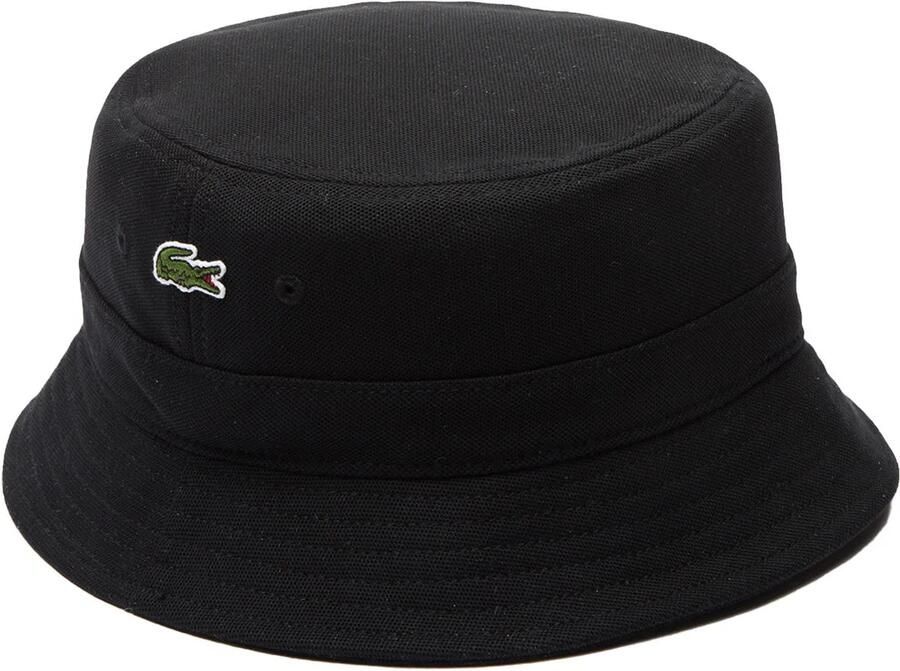 Lacoste Biologisch Katoenen Bucket Hat Black