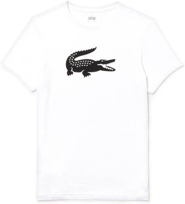 Lacoste Regular Fit T-shirt Wit White Heren