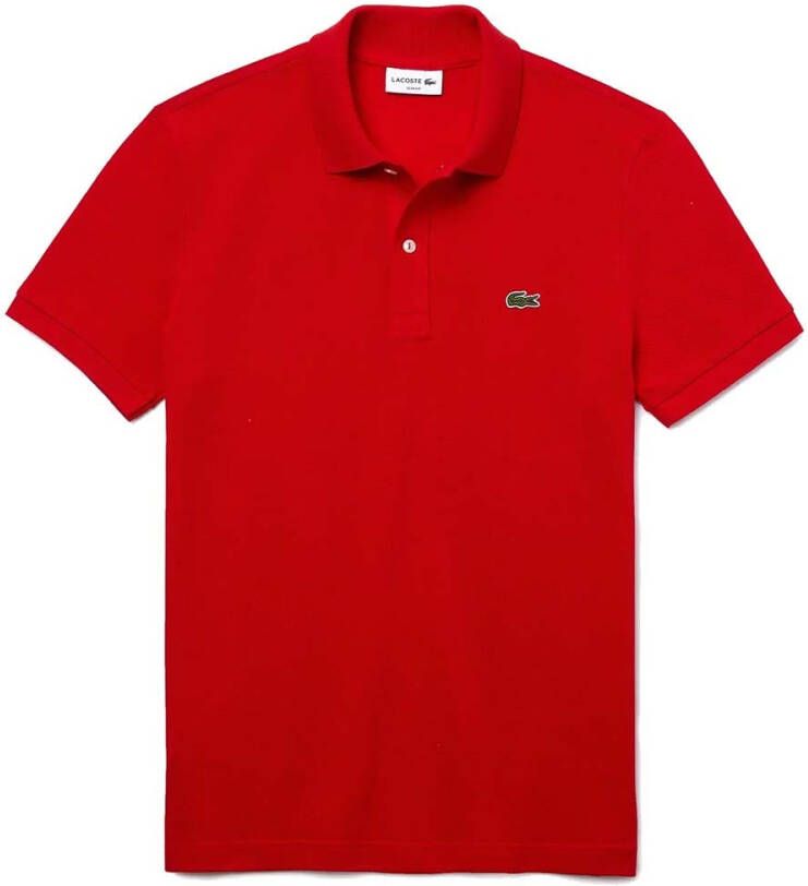 Lacoste Slim fit poloshirt van katoen met labelpatch - Foto 3