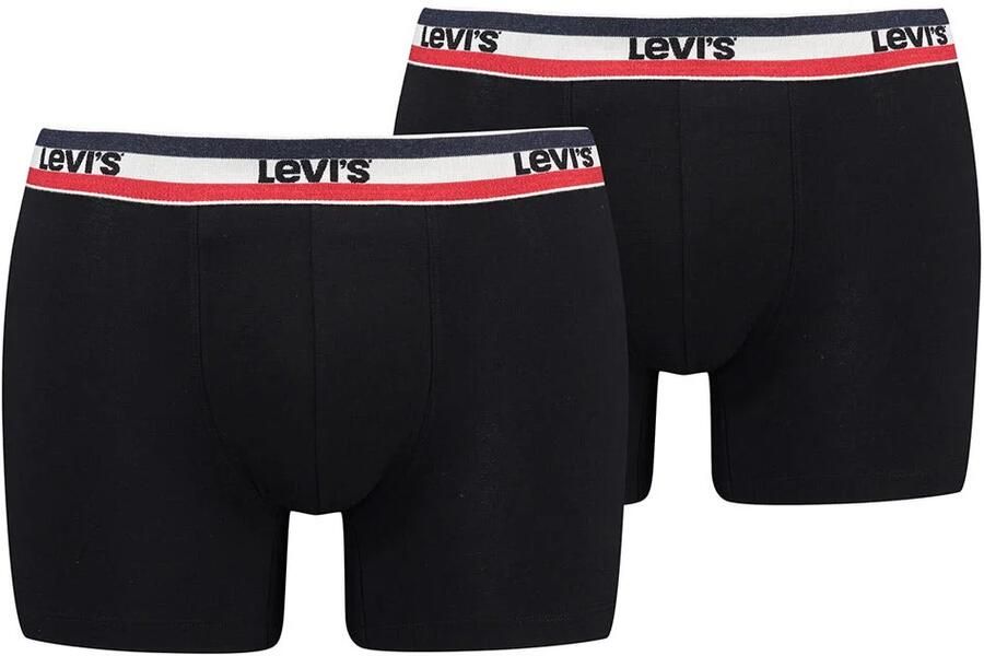 Levi's Boxershort LEVIS MEN SPW LOGO BOXER BRIEF ORG 2P (Set van 2)