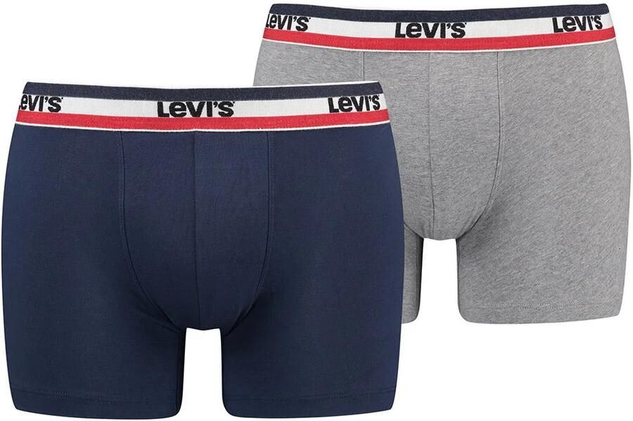 Levi's Boxershort LEVIS MEN SPW LOGO BOXER BRIEF ORG 2P (Set van 2)