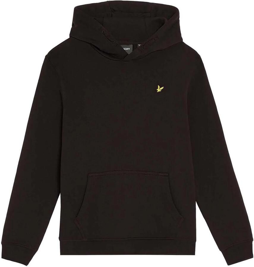 LYLE & SCOTT Jongens Truien & Vesten Brush Back Pullover Hoodie Zwart - Foto 3
