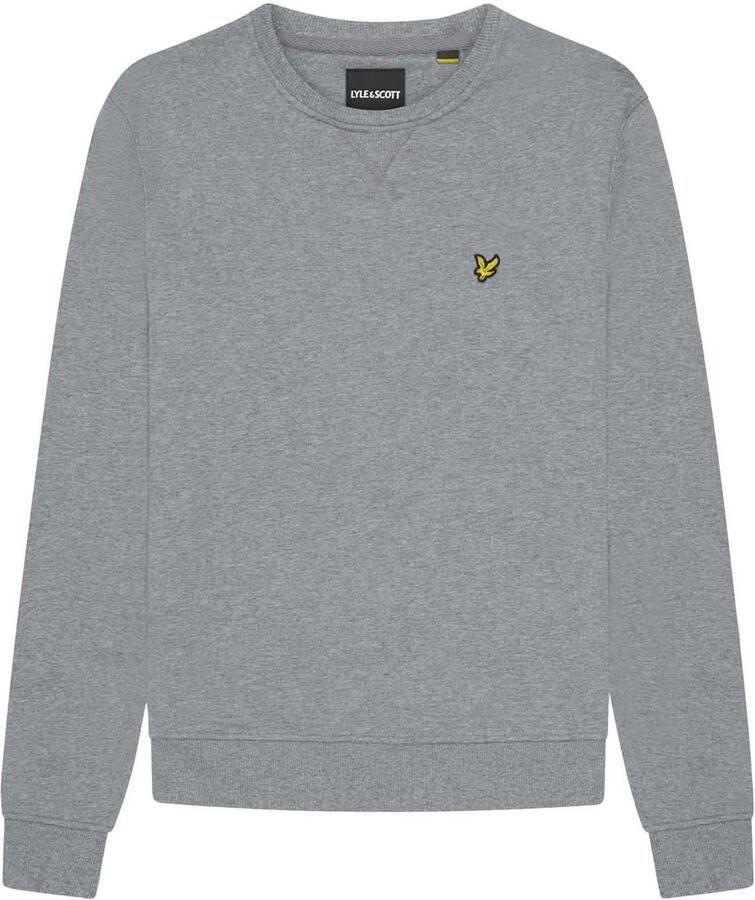 Lyle & Scott Sweater Lyle & Scott ML424VOG CREW NECK-T28 MID GREY MARL - Foto 4
