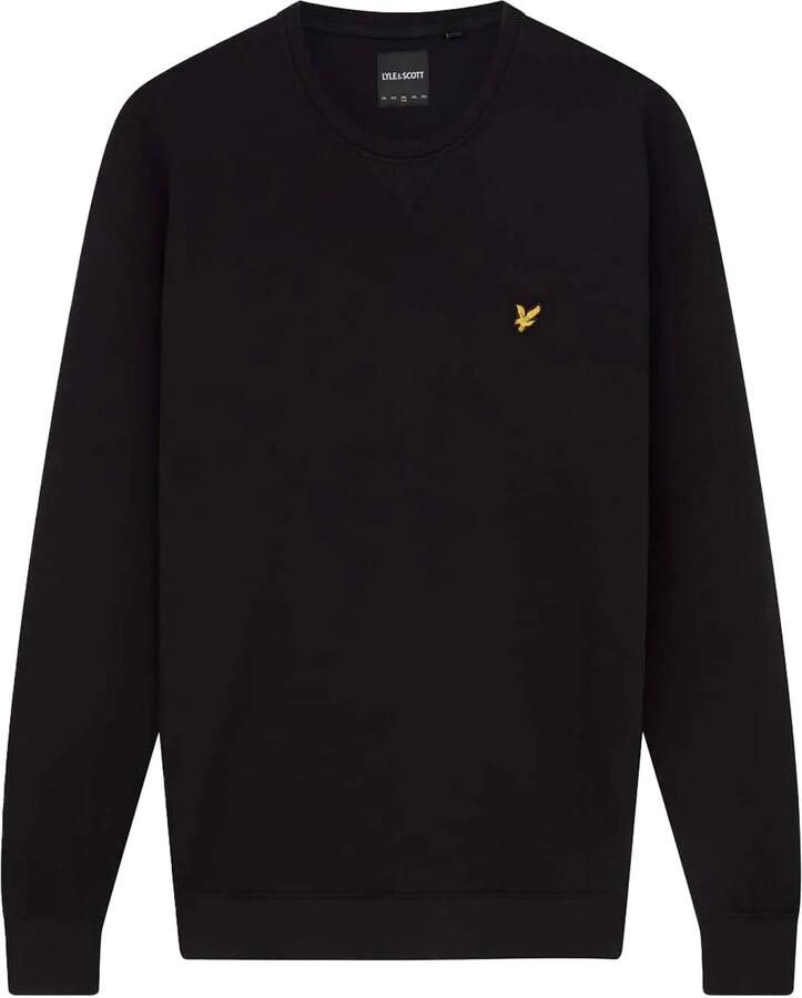 Lyle & Scott Klassieke Katoenen Trui in Verschillende Kleuren Black Heren - Foto 3