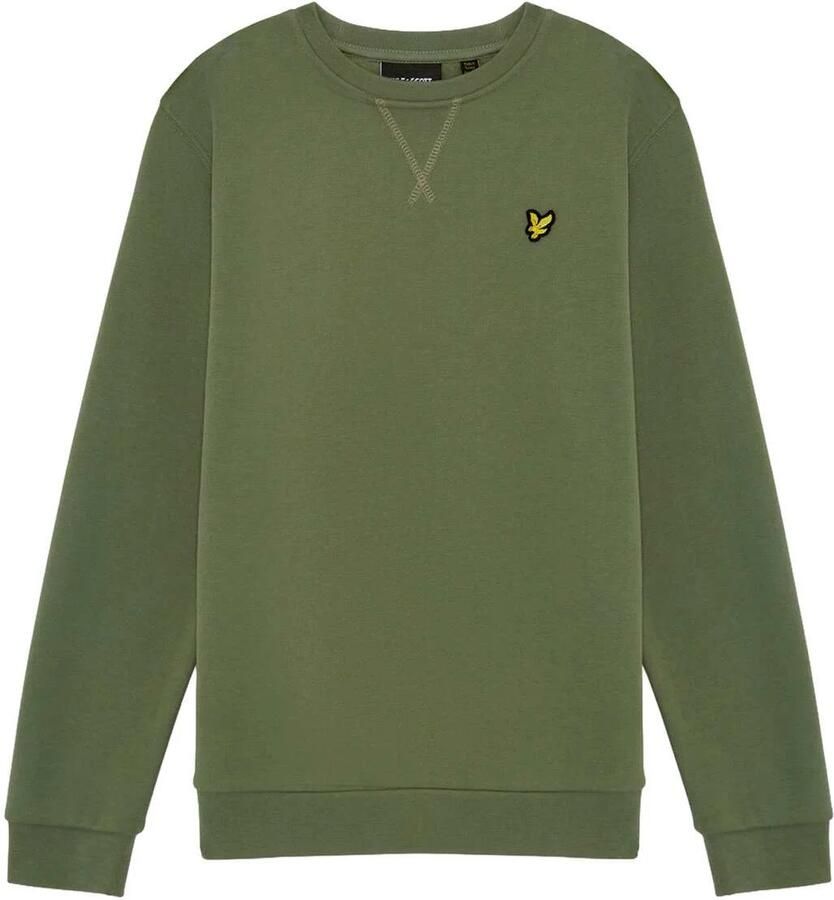 LYLE & SCOTT Jongens Truien & Vesten Brush Back Crew Neck Sweatshirt Khaki - Foto 3