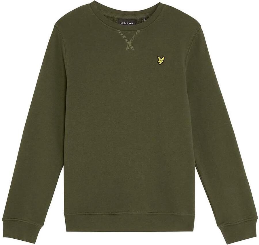 LYLE & SCOTT Jongens Truien & Vesten Crew Neck Sweatshirt Boys Olijf - Foto 4