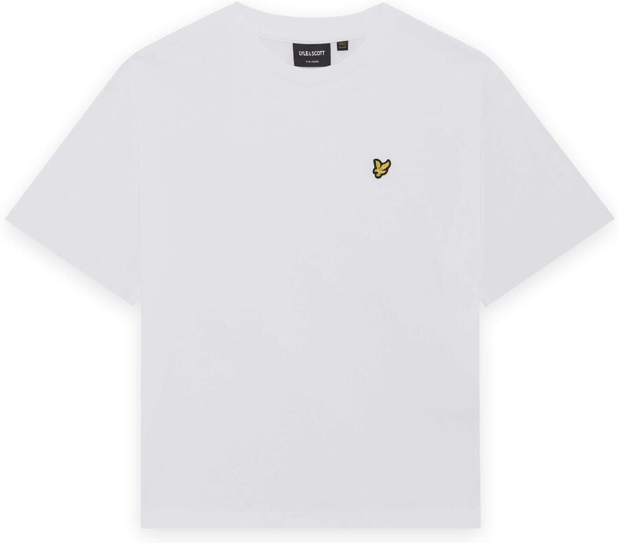 LYLE & SCOTT Polo's & T-shirts Heavy Weight Relaxed T-shirt Ecru - Foto 3