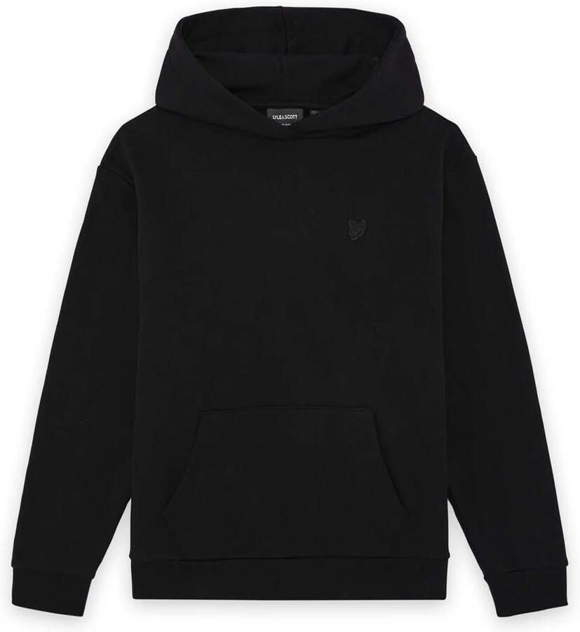 LYLE & SCOTT Jongens Truien & Vesten Heavy Weight Drop Shoulder Hoodie Zwart - Foto 3