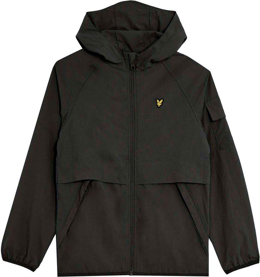 LYLE & SCOTT Jassen Hooded Windbreaker Jacket Zwart