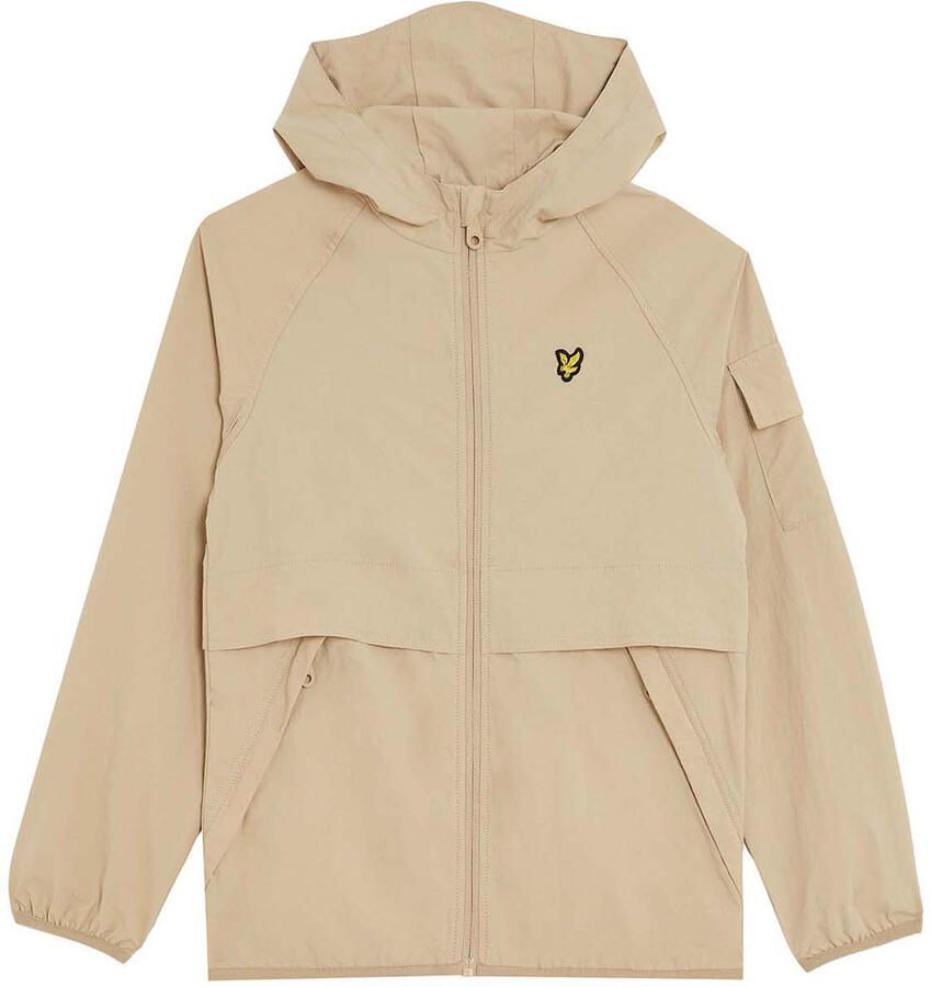LYLE & SCOTT Jassen Hooded Windbreaker Jacket Beige - Foto 4