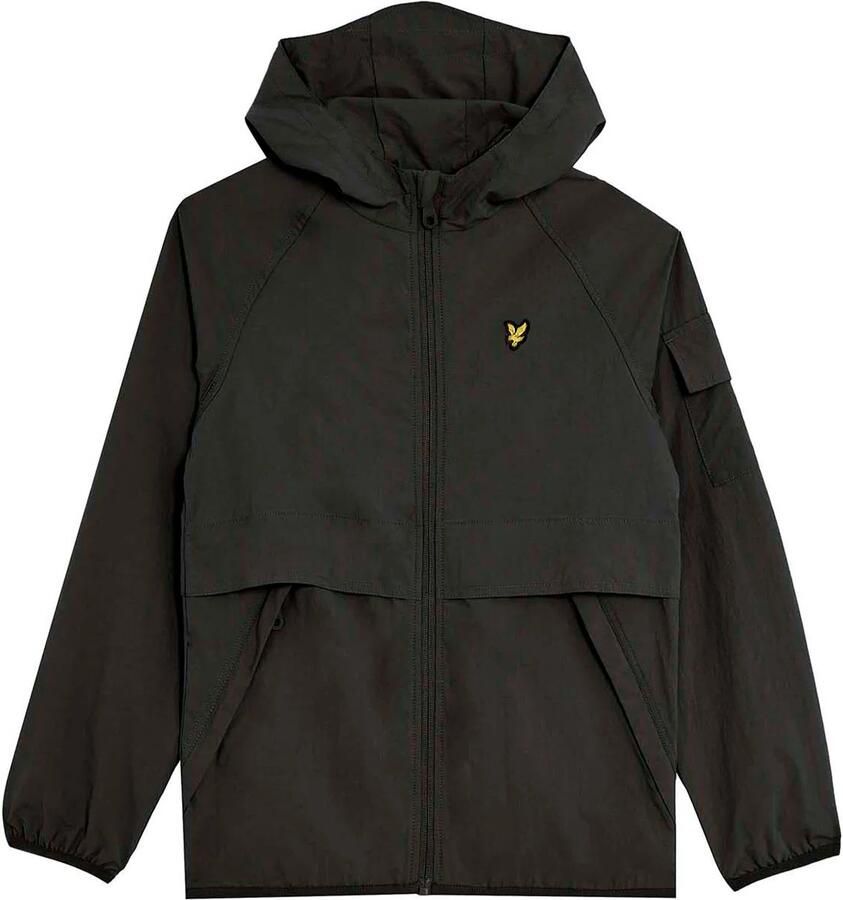LYLE & SCOTT Jassen Hooded Windbreaker Jacket Zwart - Foto 3