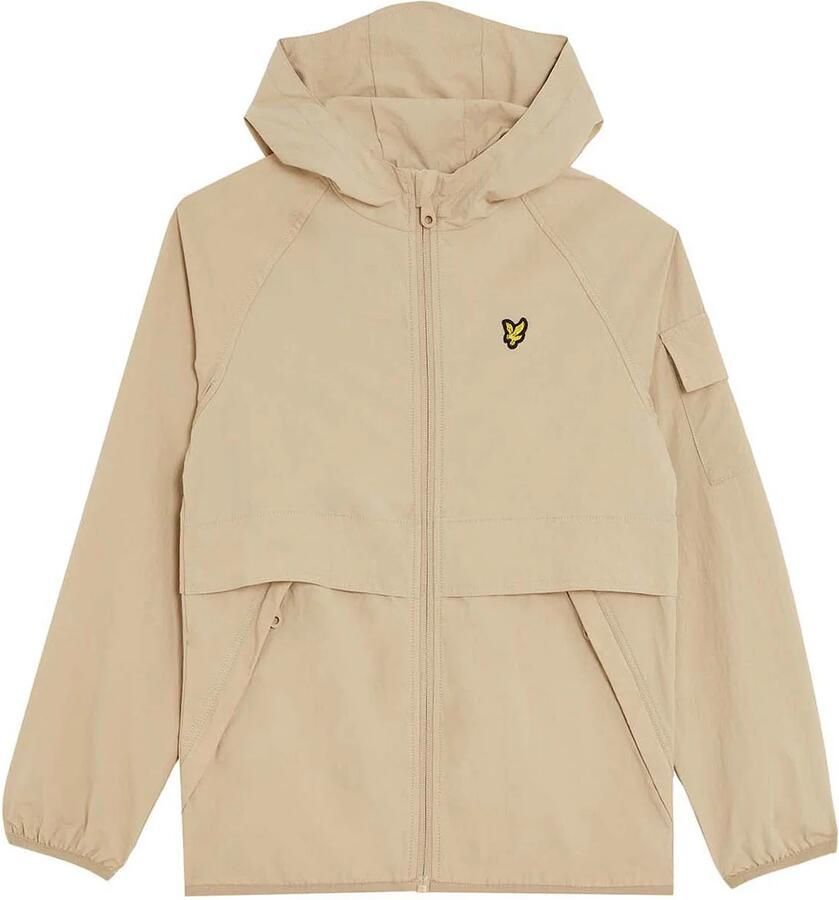 LYLE & SCOTT Jassen Hooded Windbreaker Jacket Beige - Foto 4