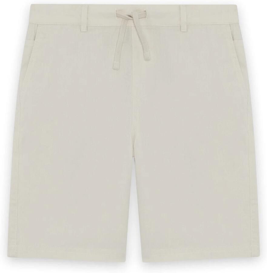 LYLE & SCOTT Broeken Linen Blend Short Ecru - Foto 3