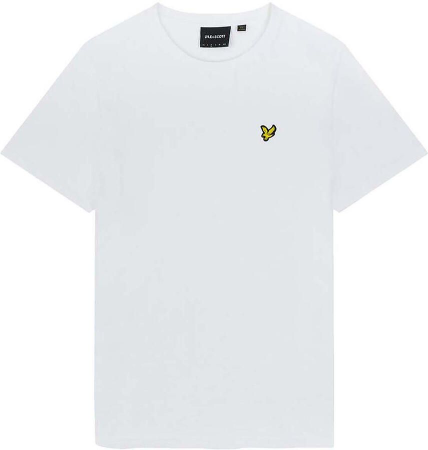 Lyle & Scott Luxe T-Shirt Organisch Katoen Regular Fit White Heren - Foto 7