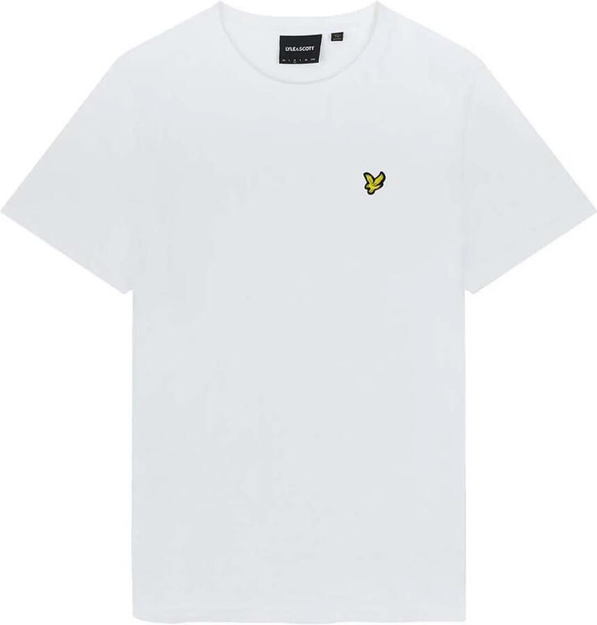 Lyle & Scott Luxe T-Shirt Organisch Katoen Regular Fit White Heren - Foto 7