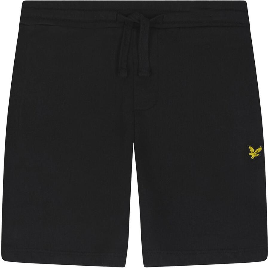 Lyle & Scott sweatshort MLB2014V zwart Effen 170 176
