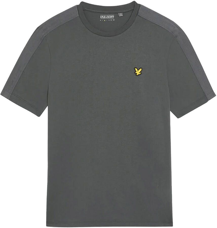 Lyle & Scott SS T-Shirts Tape T-Shirt Gray Heren