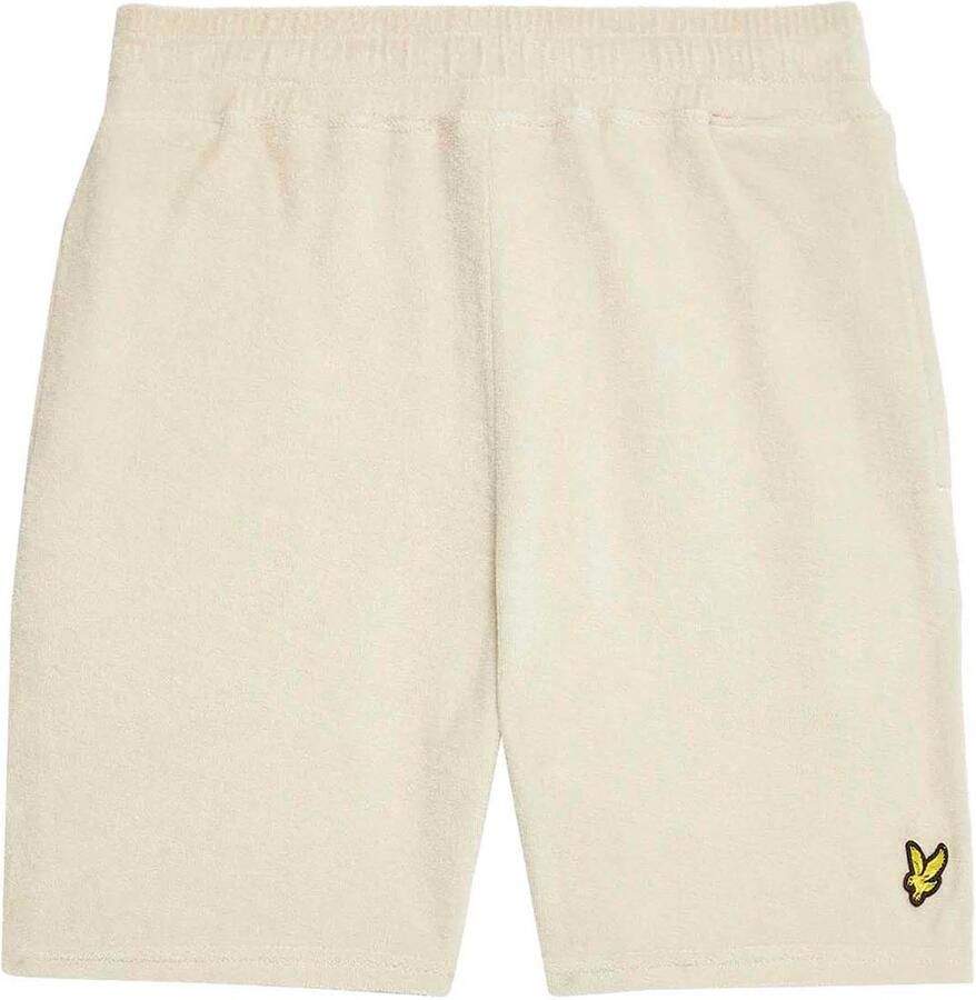 LYLE & SCOTT Jongens Broeken Towelling Short Creme - Foto 4