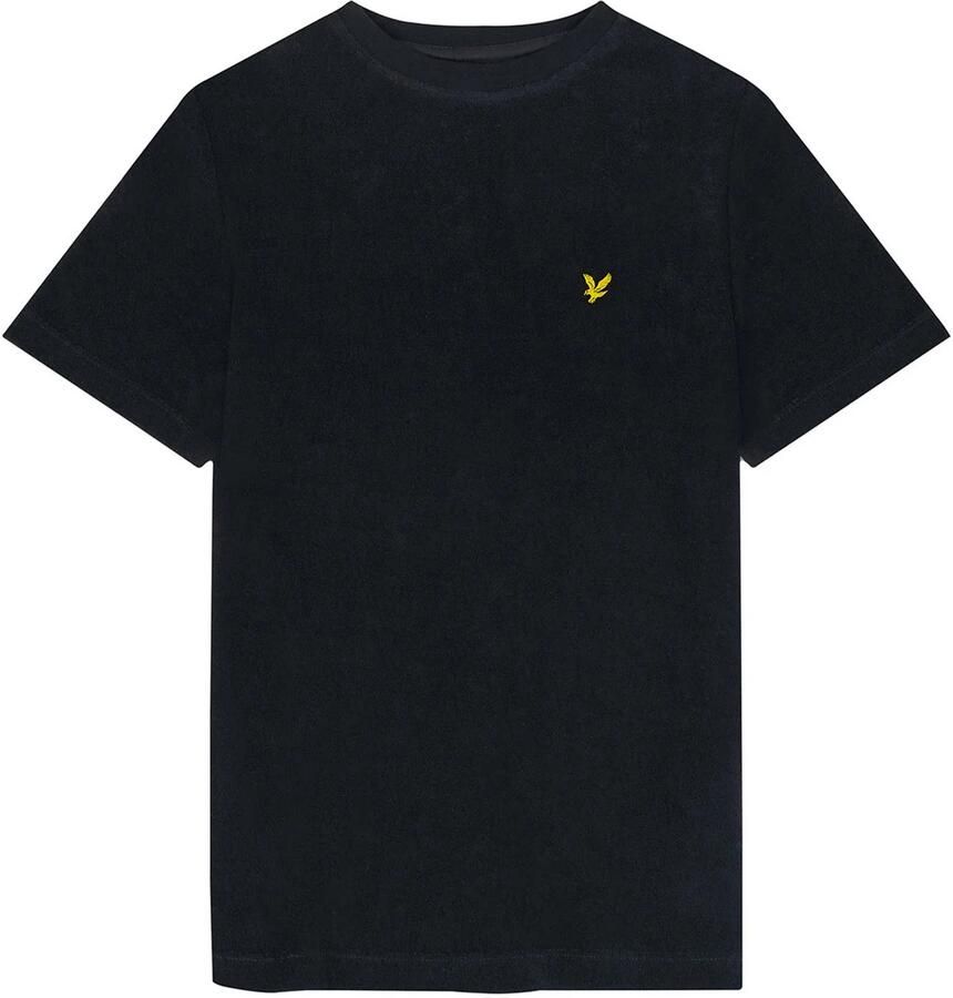 Lyle & Scott T-shirt TSB2004V donkerblauw Jongens Katoen Ronde hals Effen 170 176 - Foto 3