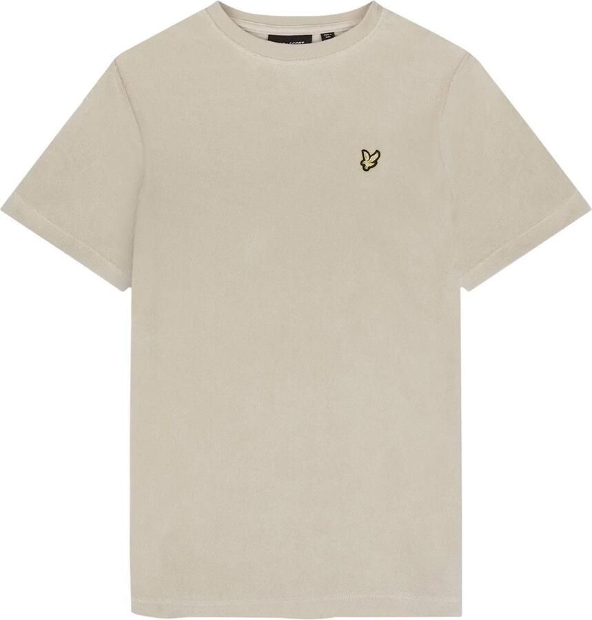LYLE & SCOTT Jongens Polo's & T-shirts Linen Ss Shirt Ecru