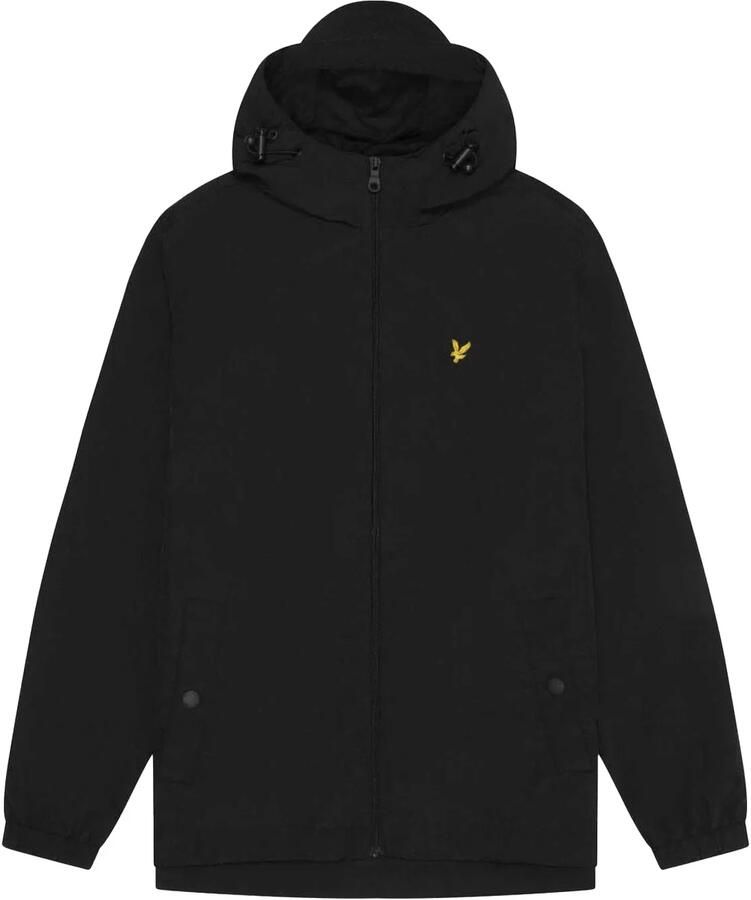 Lyle & Scott Zwarte Windbreaker Jas met Golden Eagle Logo Black Heren - Foto 6