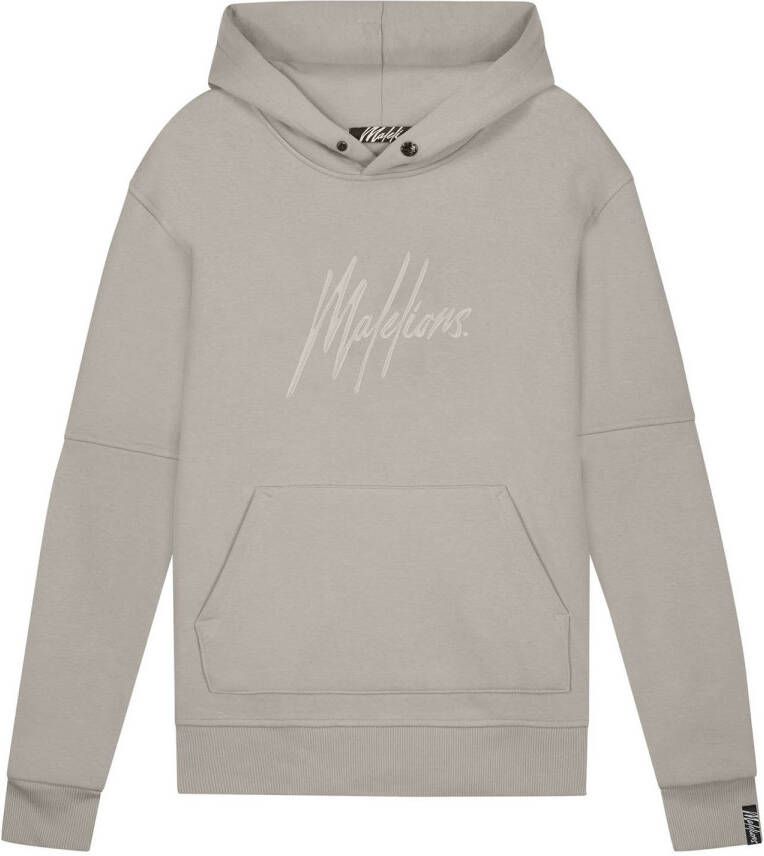 Malelions Essentials hoodie Herenlions Grijs Heren