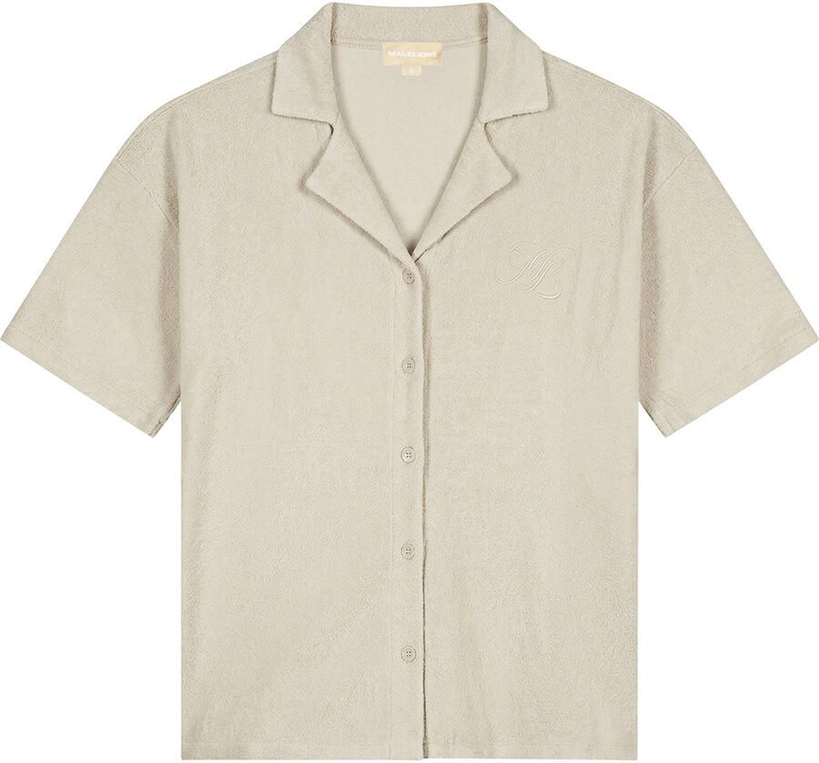 Malelions Emblem Bouclé Shirt