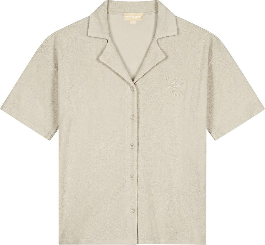 Malelions Emblem Bouclé Shirt