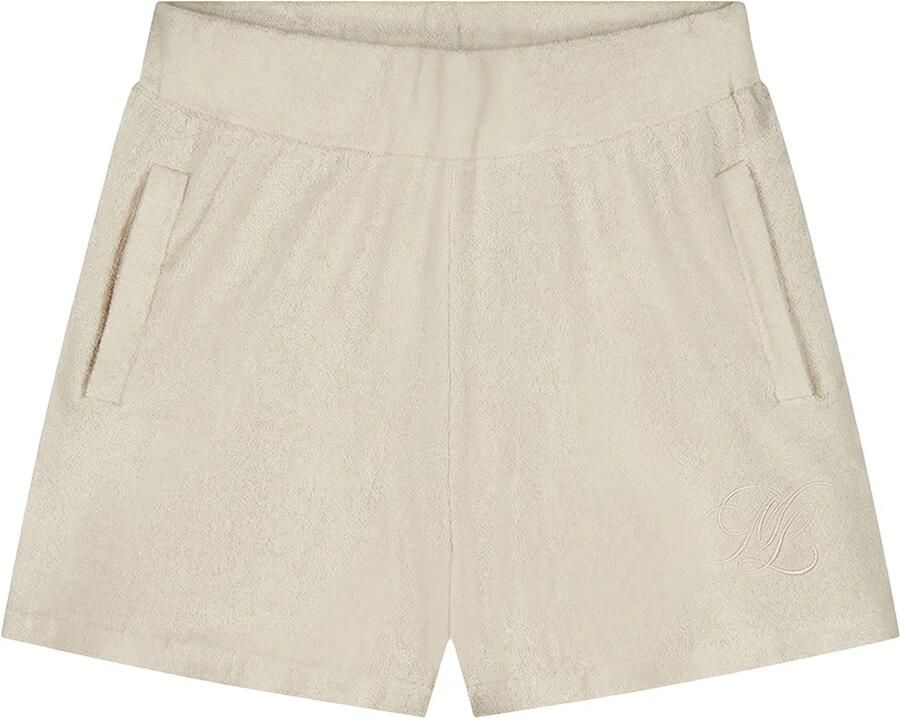 Malelions Emblem Bouclé Shorts