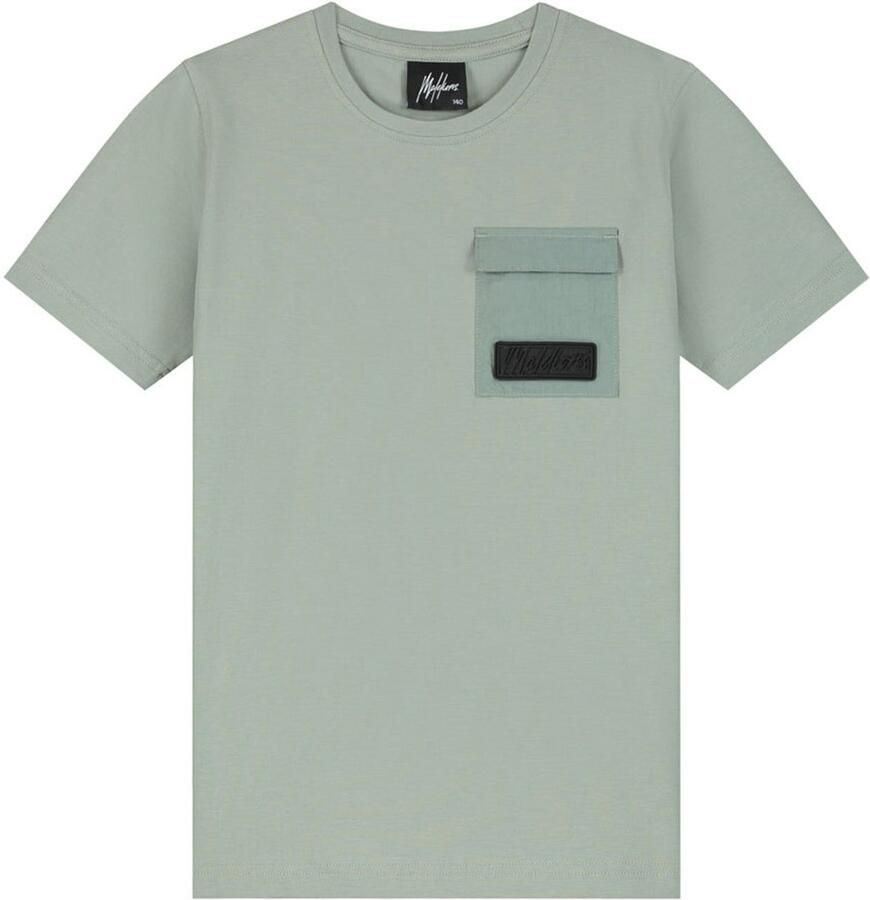 MALELIONS Jongens Polo's & T-shirts Pocket T-shirt Groen - Foto 4