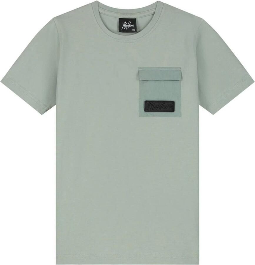 MALELIONS Jongens Polo's & T-shirts Pocket T-shirt Groen - Foto 4