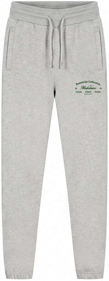 Malelions regular fit gemêleerde joggingbroek grijs