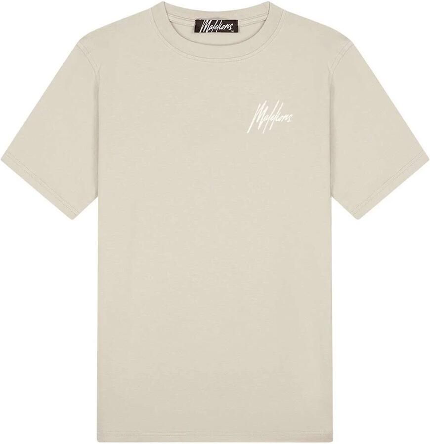 Malelions Striped Signature T-shirt