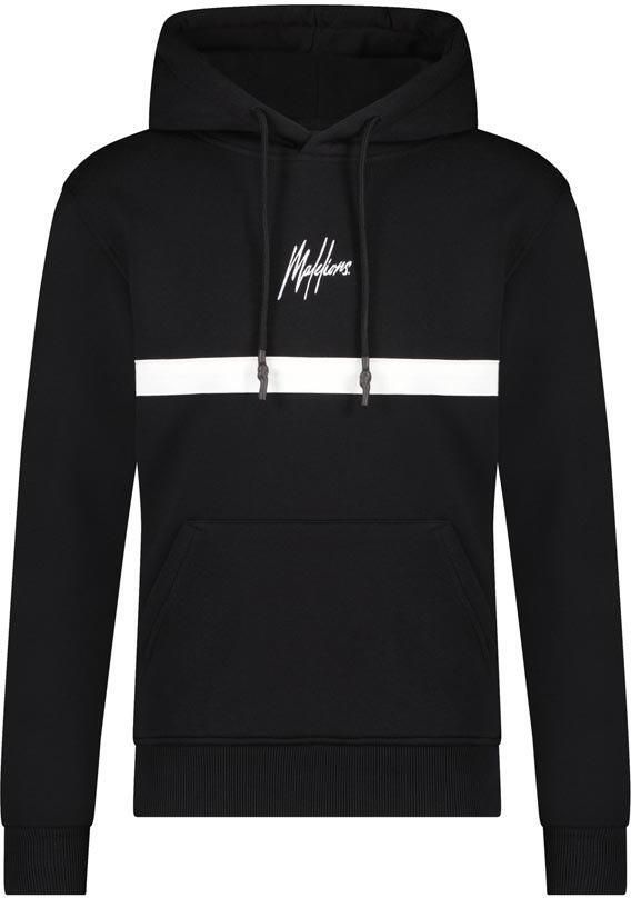 Malelions hoodie Tonny met logo black white
