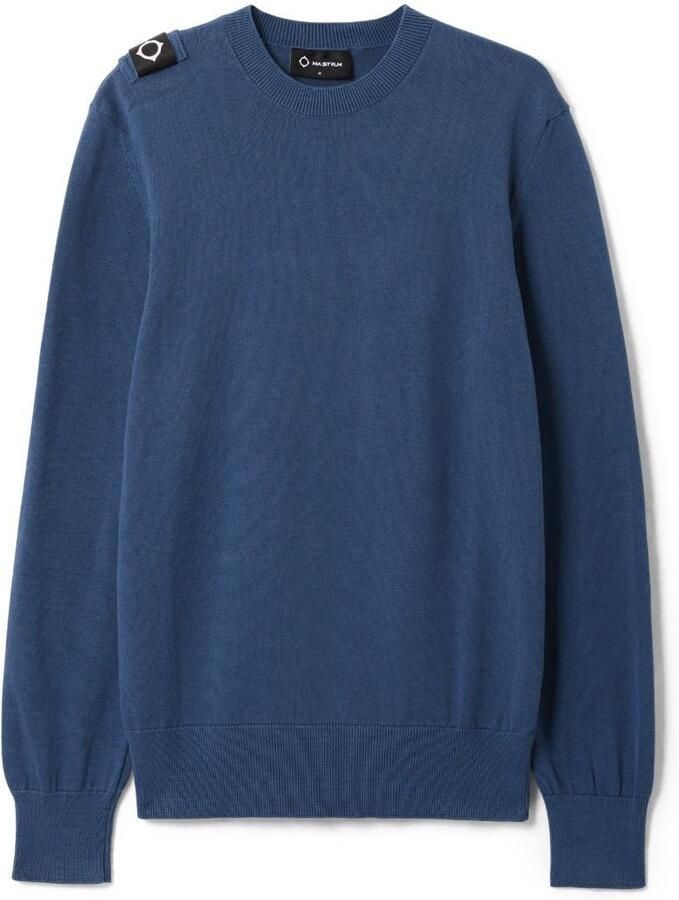 Ma.strum Crew Knit Trui Donkerblauw mas5336 m428 Blauw Dames