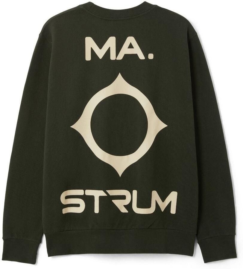 Ma.strum Logo Trui Groen mas4518 m306 Green Dames