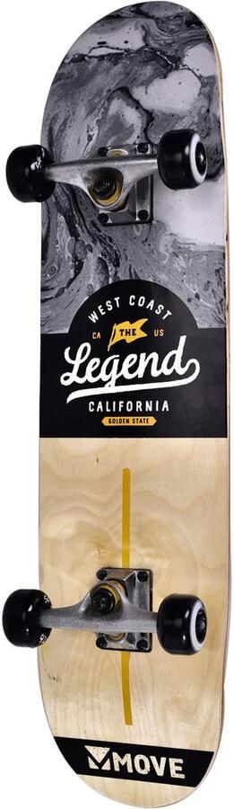 Move Skateboard Legend 31' Zwart | Skateboard van