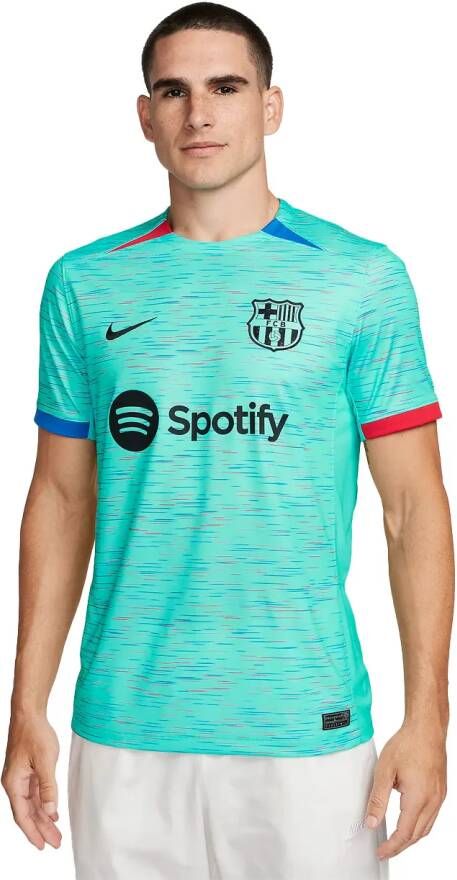 FC Barcelona 2023 24 Stadium Derde Nike Dri-FIT voetbalshirt voor heren Blauw