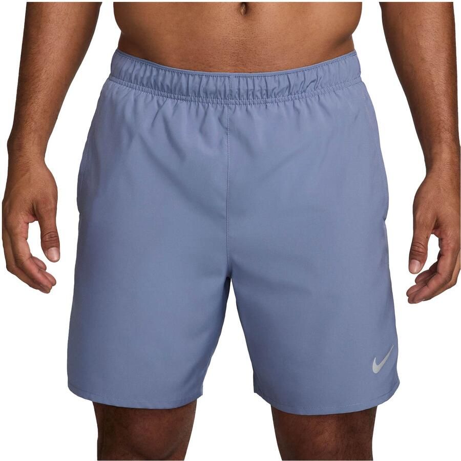 Nike Challenger Dri-FIT 2-in-1 hardloopshorts voor heren (18 cm) Blauw