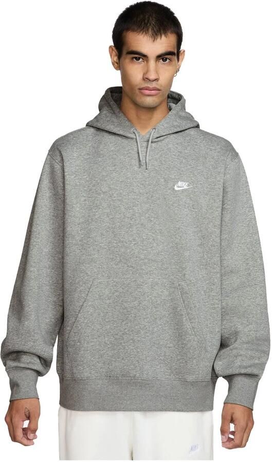 Nike Club fleecehoodie voor heren Grijs - Foto 5