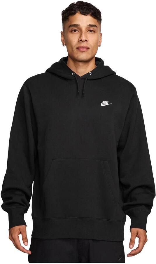 Nike Club fleecehoodie voor heren Zwart - Foto 6