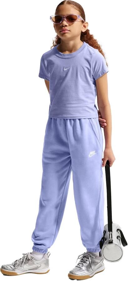 Nike Club Fleece ruimvallende kinderbroek Paars - Foto 5