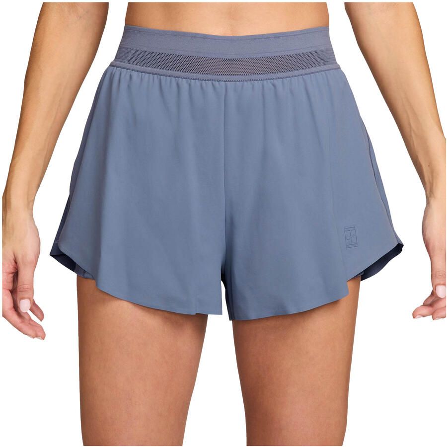 Nike Court Ace Advantage Dri-FIT tennisshorts voor dames Blauw