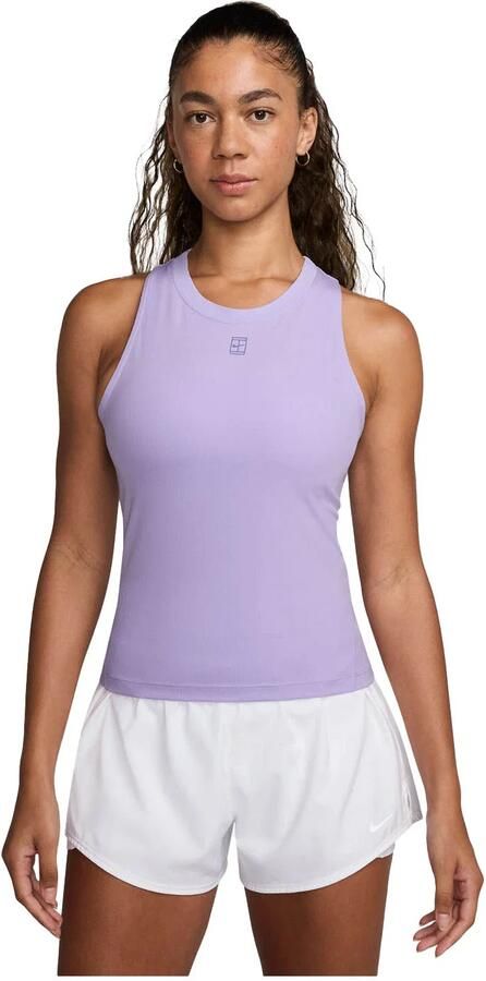 Nike Court Advantage Dri-FIT tennistanktop voor dames Paars