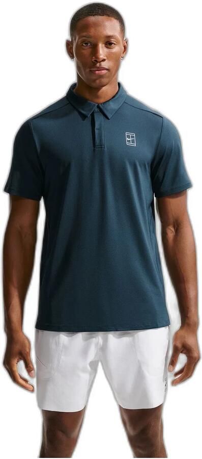 Nike Court Advantage Dri-FIT tennispolo voor heren Blauw - Foto 5